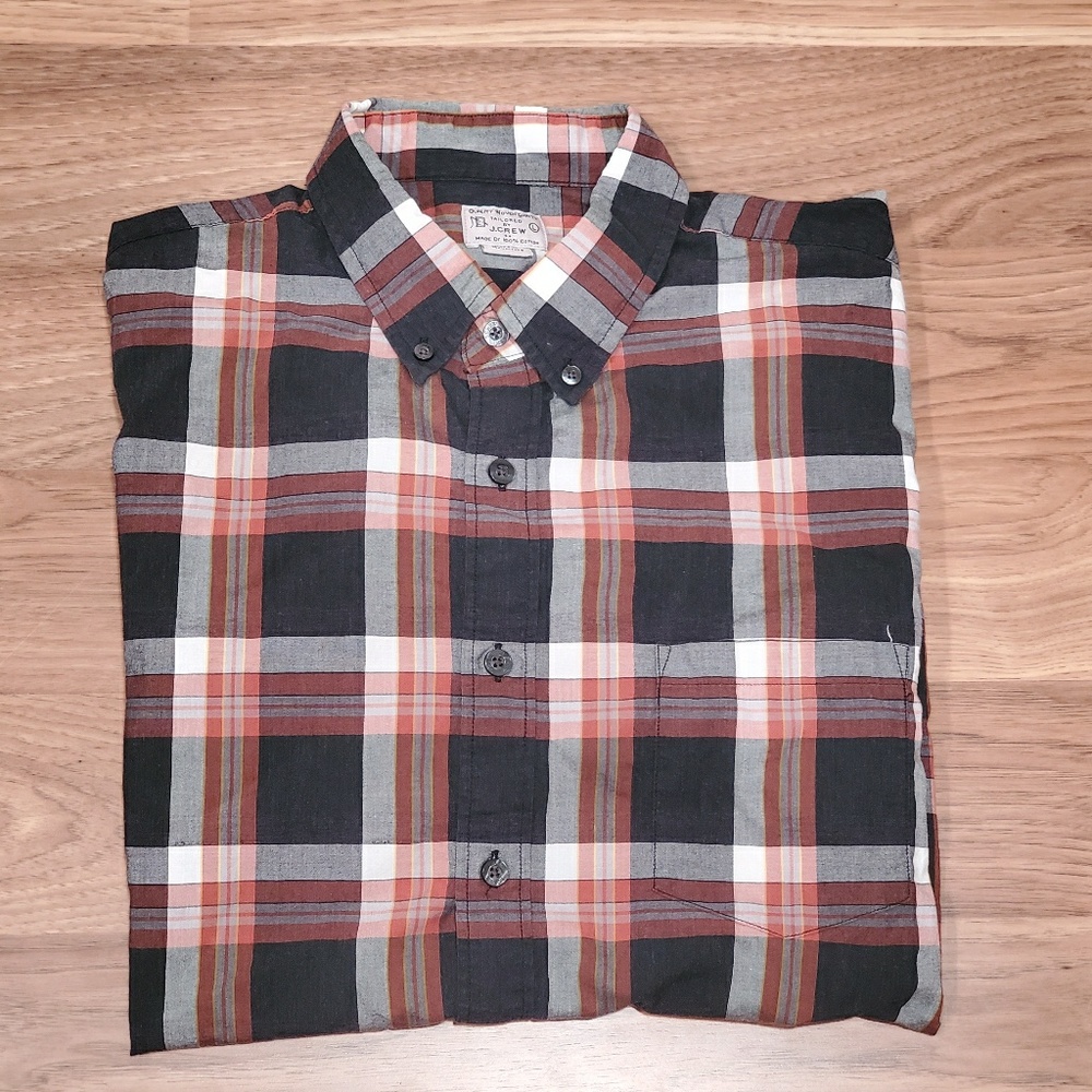 J.Crew Casual L/S Button Down Dress Shirt Sz L